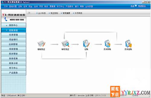 用友通T3标准版10.8Plus1财务软件免费试用版下载地址 用友T3 第1张