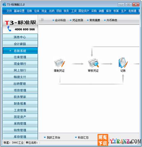 用友通T3网络版财务软件免费试用版下载地址 用友T3 第2张