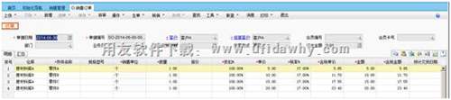 在畅捷通T+软件中的销售订单图示