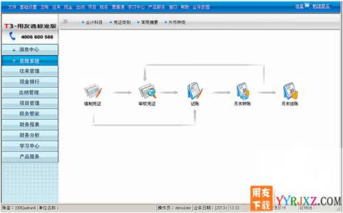 用友通T3标准版10.6plus1财务软件免费试用版下载地址 用友T3 第1张