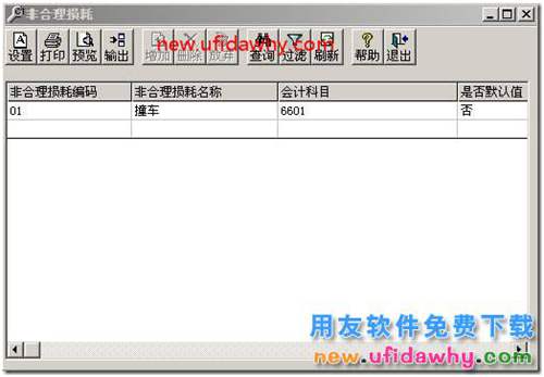 设置了非合理损耗科目，可是在制单时不能带出？ 用友T3 第1张