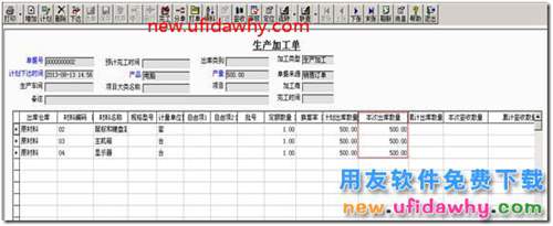 用友T3软件怎么处理生产加工业务流程？ 用友T3 第13张