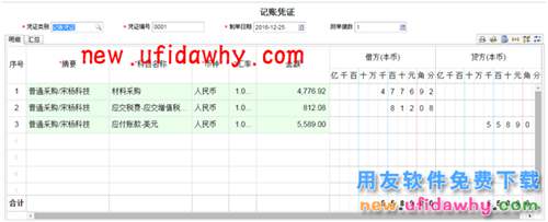 用友畅捷通T+软件如何处理外币采购业务的图文教程 T+产品 第26张